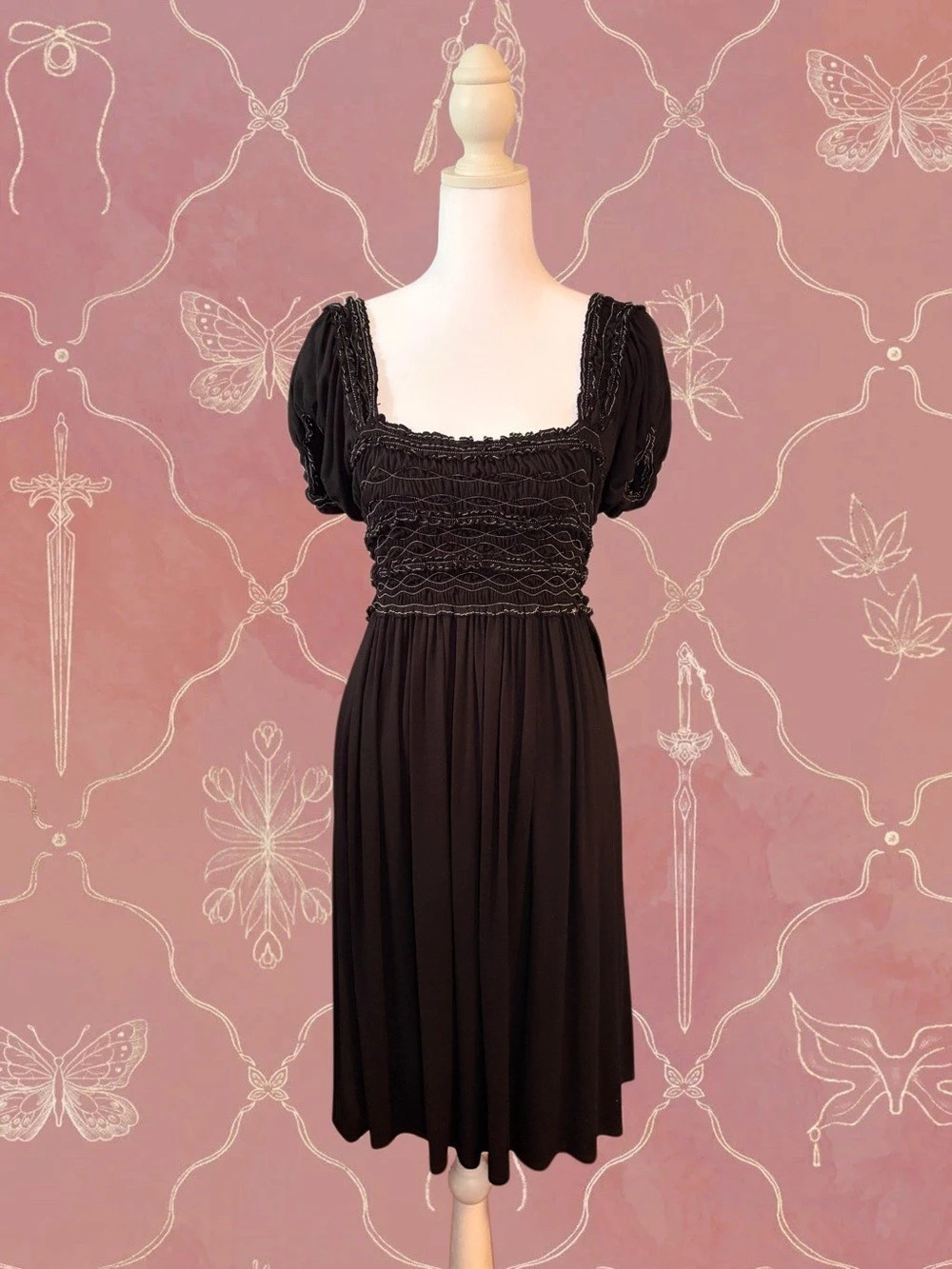 Smocked Ren Midi Dress